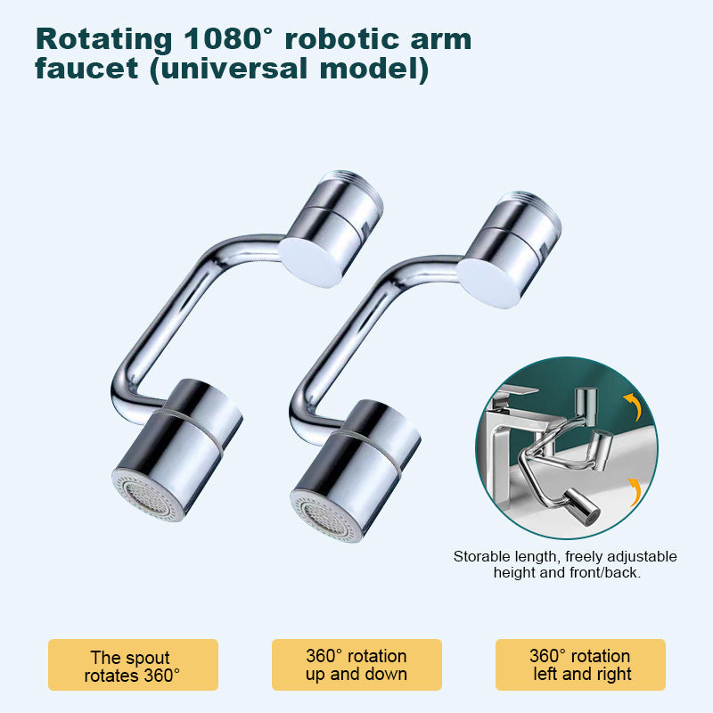 Last Day Promotion 49% OFF🎁🔥1080° All-adjustable Faucet Extender--⭐1080° Rotatable & Adjustable
