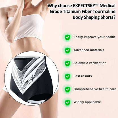 EXPECTSKY®Medical Grade Titanium Fiber Tourmaline Shaping Shorts👙